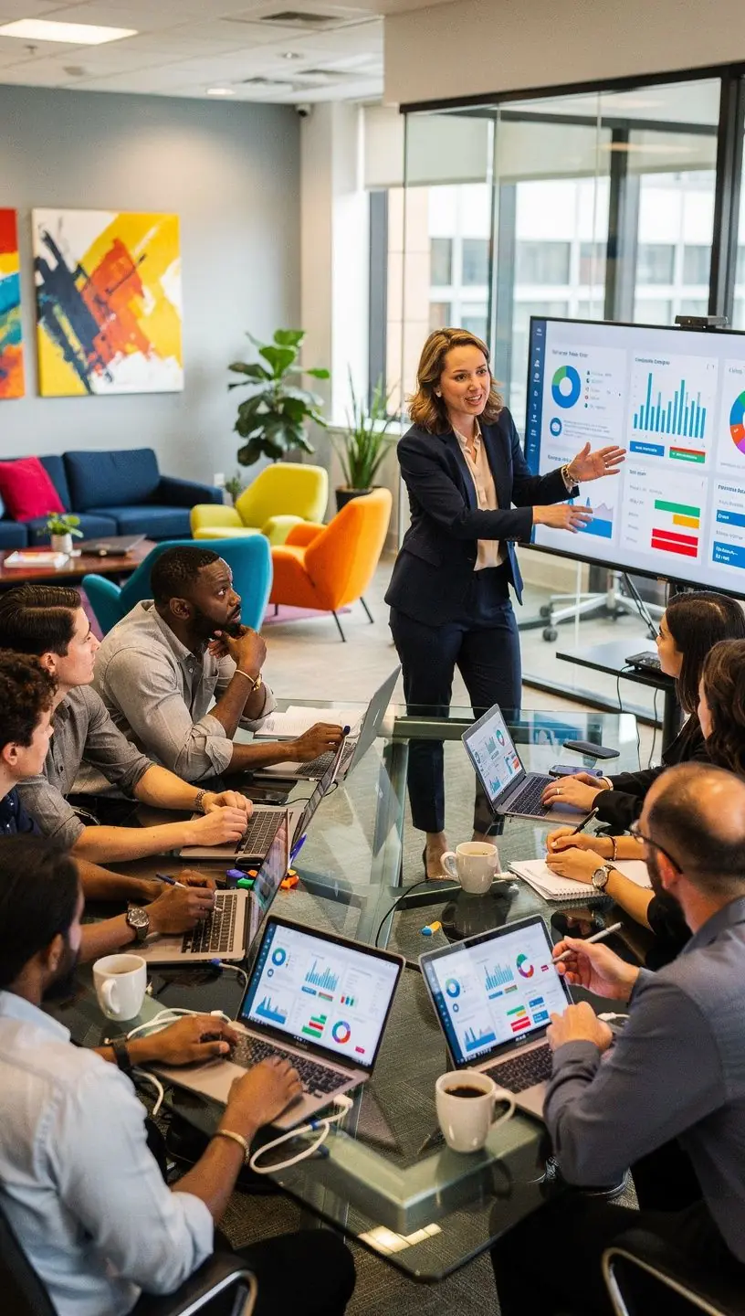 Modern office environment